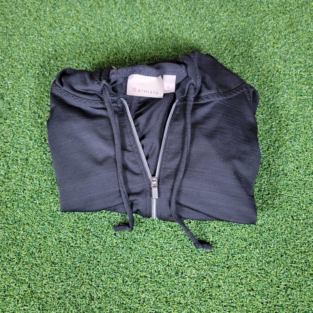 Athleta Black Women's Zip-Up Hoodie